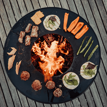 Höfats - Bowl - Feuerschalen-Plancha-Grillset (Tief)