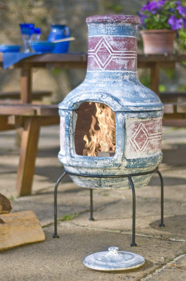 La Hacienda Mexikanischer Terrassenkamin Geometric (H 87 x 40 cm)