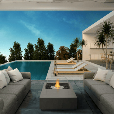 EcoSmart Fire - Manhattan 50 Beton-Feuertisch