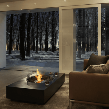 EcoSmart Fire - Martini 50 Teak-Feuertisch