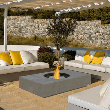 EcoSmart Fire - Martini 50 Teak-Feuertisch