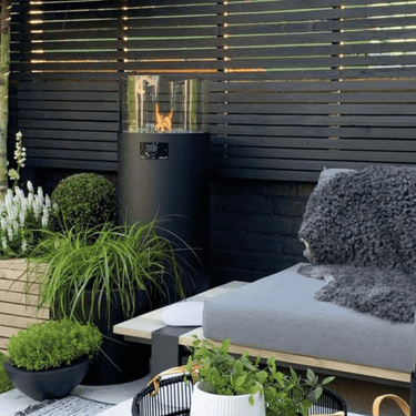 Cosi Fires - Cosiscoop Pillar L Black