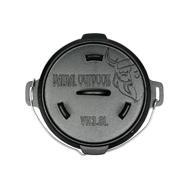 Dutch Oven 3,8L, ohne Füße - Valhal Outdoor