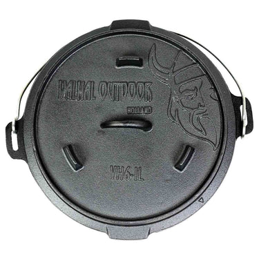 Dutch Oven 6.1L mit Füßen - Valhal Outdoor