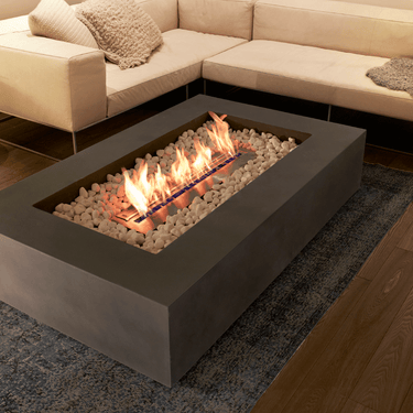 EcoSmart Fire - Wharf 65 Teak-Feuertisch